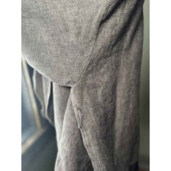 Zara Outerwear 100% Linen Boho Casual Lagenlook Jacket Top Size M - Picture 5 of 9